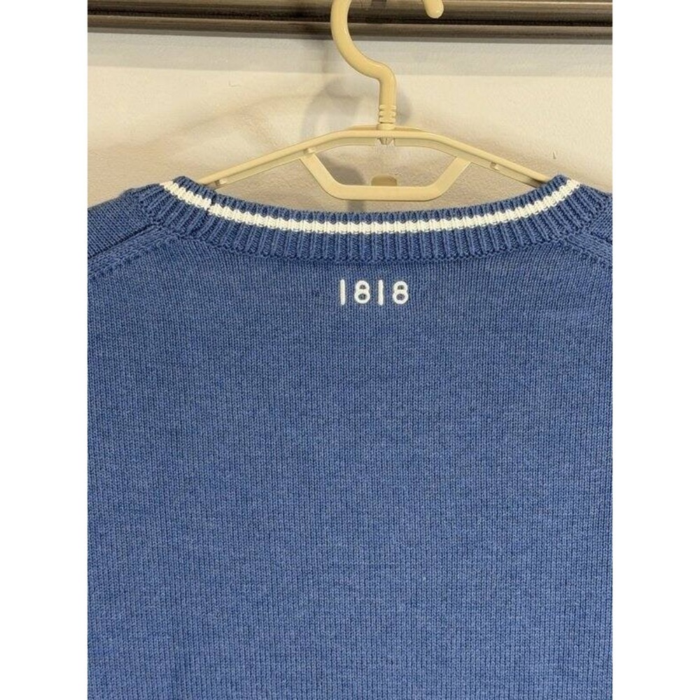 Brooks Brothers Supima Collection Mens Light Blue Sweater Sailboat New XXL - Picture 10 of 13